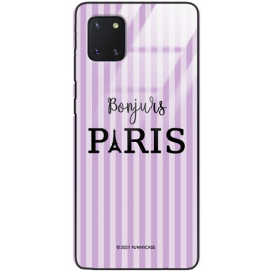 Etui Samsung GALAXY A81 / NOTE 10 LITE, ST_BONJOUR_PARIS-201 Wzory - FunnyCase