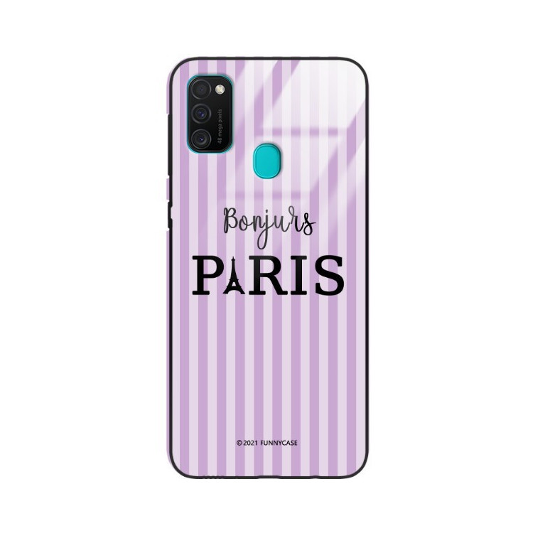 Etui Samsung GALAXY M21, ST_BONJOUR_PARIS-201 Wzory - FunnyCase