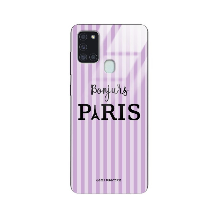 Etui Samsung GALAXY A21S, ST_BONJOUR_PARIS-201 Wzory - FunnyCase