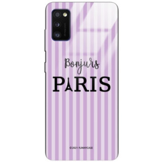 Etui Samsung GALAXY A41, ST_BONJOUR_PARIS-201 Wzory - FunnyCase