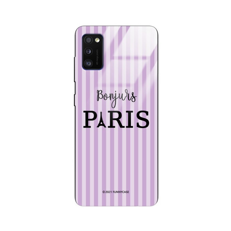 Etui Samsung GALAXY A41, ST_BONJOUR_PARIS-201 Wzory - FunnyCase