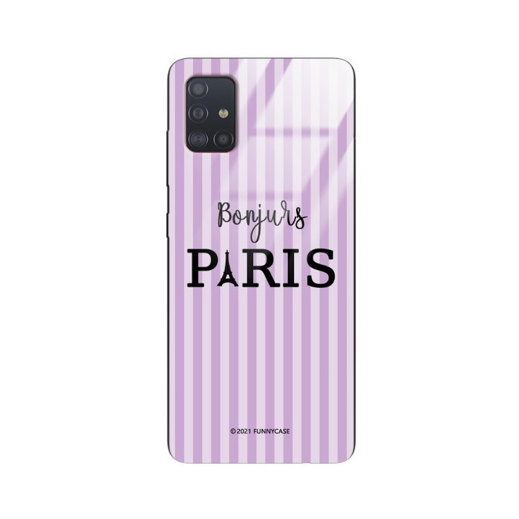 Etui Samsung GALAXY A51, ST_BONJOUR_PARIS-201 Wzory - FunnyCase