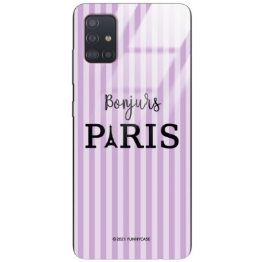 Etui Samsung GALAXY A51, ST_BONJOUR_PARIS-201 Wzory - FunnyCase