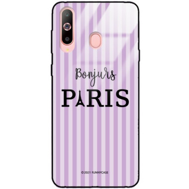 Etui Samsung GALAXY A60, ST_BONJOUR_PARIS-201 Wzory - FunnyCase