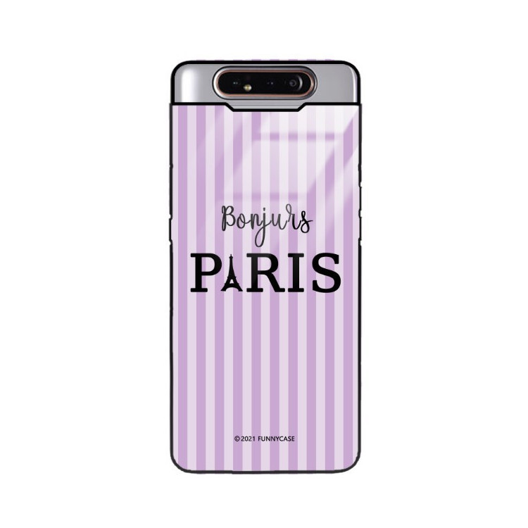 Etui Samsung GALAXY A80, ST_BONJOUR_PARIS-201 Wzory - FunnyCase