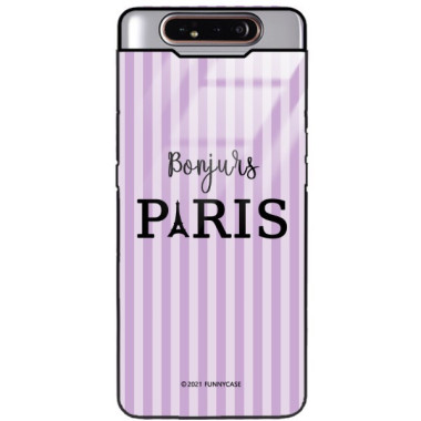 Etui Samsung GALAXY A80, ST_BONJOUR_PARIS-201 Wzory - FunnyCase