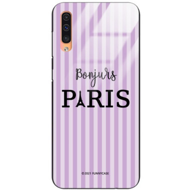 Etui Samsung GALAXY A50 / A30S / A50S, ST_BONJOUR_PARIS-201 Wzory - FunnyCase