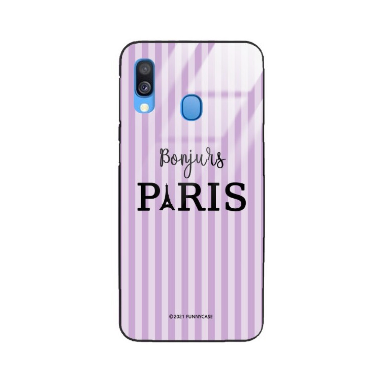 Etui Samsung GALAXY A40, ST_BONJOUR_PARIS-201 Wzory - FunnyCase