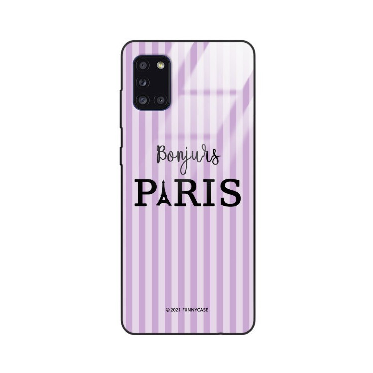 Etui Samsung GALAXY A31, ST_BONJOUR_PARIS-201 Wzory - FunnyCase