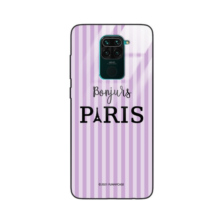 ETUI BLACK CASE GLASS NA TELEFON XIAOMI REDMI NOTE 9 ST_BONJOUR_PARIS-201