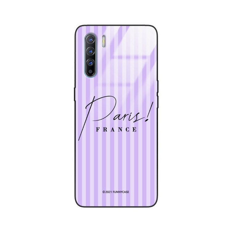 Etui Oppo A91 / RENO 3, ST_BONJOUR_PARIS-202 Wzory - FunnyCase