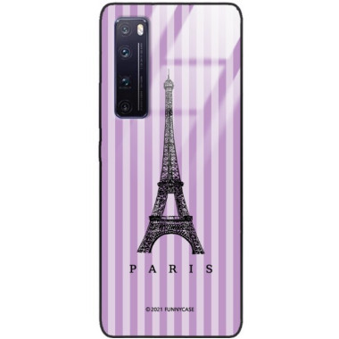 Etui Huawei NOVA 7 PRO, ST_BONJOUR_PARIS-203 Wzory - FunnyCase