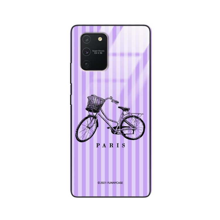 ETUI BLACK CASE GLASS NA TELEFON SAMSUNG GALAXY A91 / S10 LITE ST_BONJOUR_PARIS-204