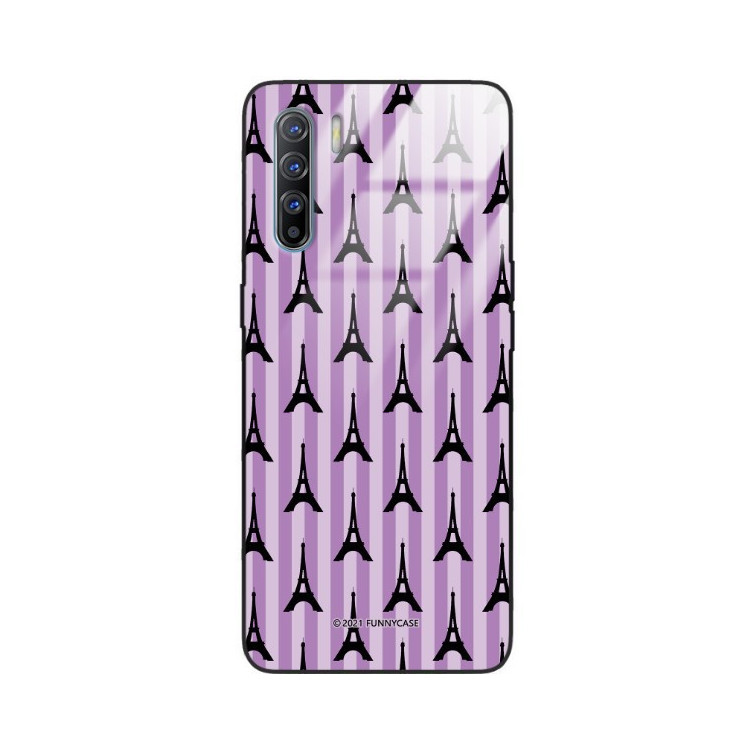 Etui Oppo A91 / RENO 3, ST_BONJOUR_PARIS-207 Wzory - FunnyCase