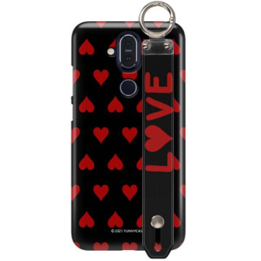 Etui Nokia 8.1 / X7, ST_ET2PA2 Wzory - FunnyCase