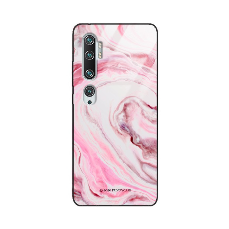 ETUI BLACK CASE GLASS NA TELEFON XIAOMI MI NOTE 10 ST_MARM-2021-3-101