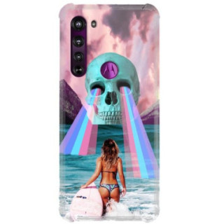 Etui Motorola Edge,ST_CR Wzór-FunnyCase