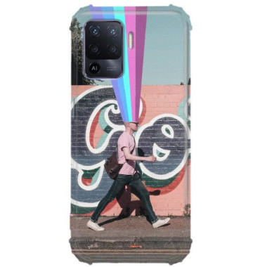 Etui Oppo Reno 5 Lite,ST_CR Wzór-FunnyCase