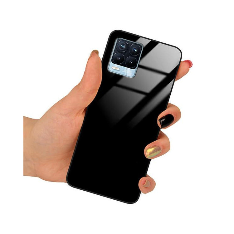 Etui Realme 8 / 8 Pro,Black Case-FunnyCase