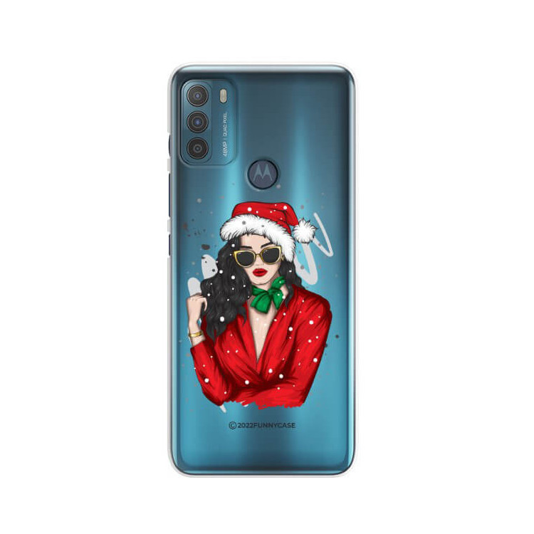 ETUI ŚWIĄTECZNE NA TELEFON MOTOROLA MOTO G50 ST_CHT-100