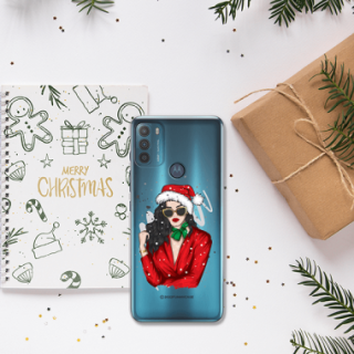 ETUI ŚWIĄTECZNE NA TELEFON MOTOROLA MOTO G50 ST_CHT-100