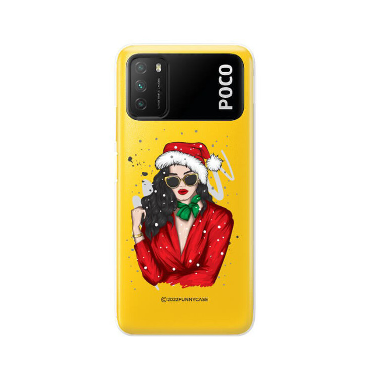 ETUI ŚWIĄTECZNE NA TELEFON XIAOMI POCO M3 / REDMI 9T / 9 POWER NOTE 9 ST_CHT-100