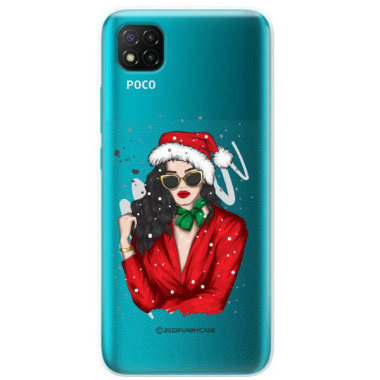 ETUI ŚWIĄTECZNE NA TELEFON XIAOMI POCO C3 ST_CHT-100