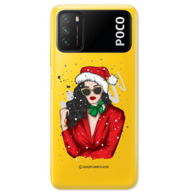 ETUI ŚWIĄTECZNE NA TELEFON XIAOMI POCO M3 / REDMI 9T / 9 POWER NOTE 9 ST_CHT-100