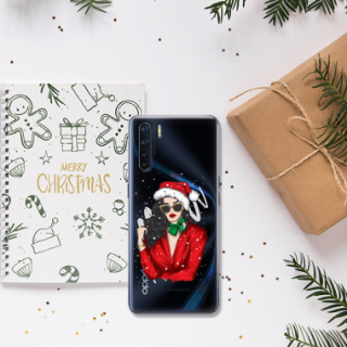 ETUI ŚWIĄTECZNE NA TELEFON OPPO A91 / RENO 3 ST_CHT-100