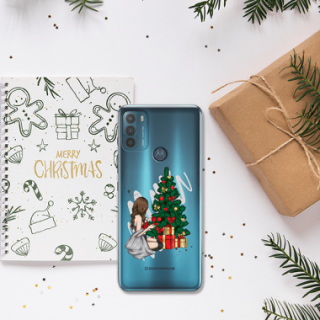 ETUI ŚWIĄTECZNE NA TELEFON MOTOROLA MOTO G50 ST_CHT-101