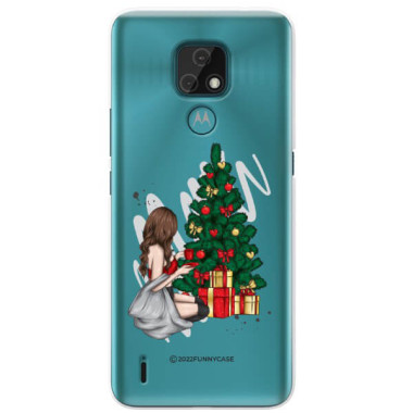 ETUI ŚWIĄTECZNE NA TELEFON MOTOROLA MOTO E7 ST_CHT-101