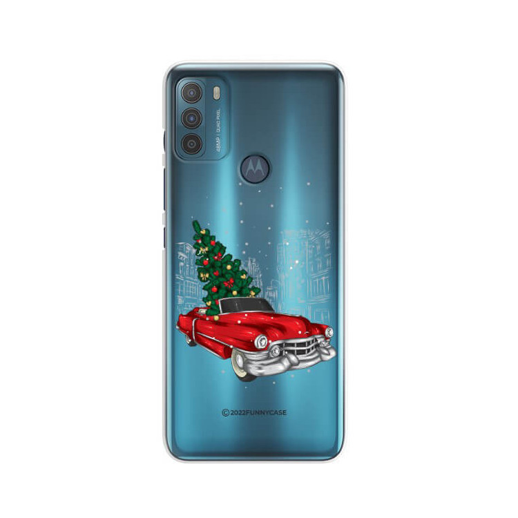 ETUI ŚWIĄTECZNE NA TELEFON MOTOROLA MOTO G50 ST_CHT-102