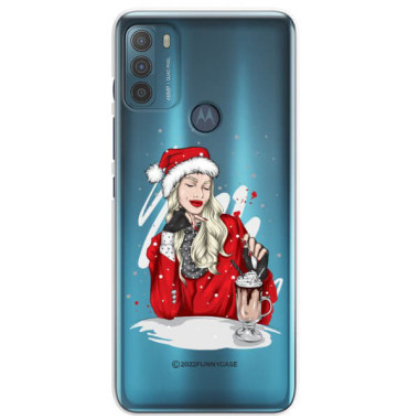 ETUI ŚWIĄTECZNE NA TELEFON MOTOROLA MOTO G50 ST_CHT-103