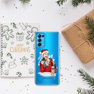 ETUI ŚWIĄTECZNE NA TELEFON OPPO RENO 5 / RENO 5 5G / RENO 5K ST_CHT-103