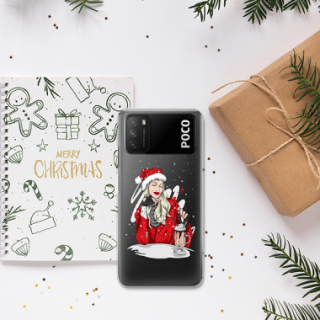 ETUI ŚWIĄTECZNE NA TELEFON XIAOMI POCO M3 / REDMI 9T / 9 POWER NOTE 9 ST_CHT-103