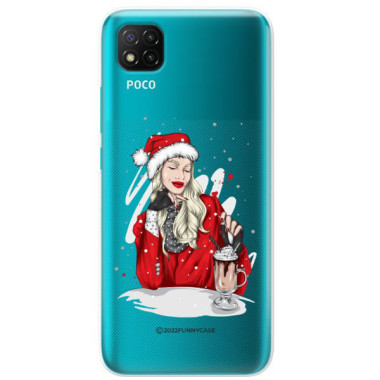 ETUI ŚWIĄTECZNE NA TELEFON XIAOMI POCO C3 ST_CHT-103