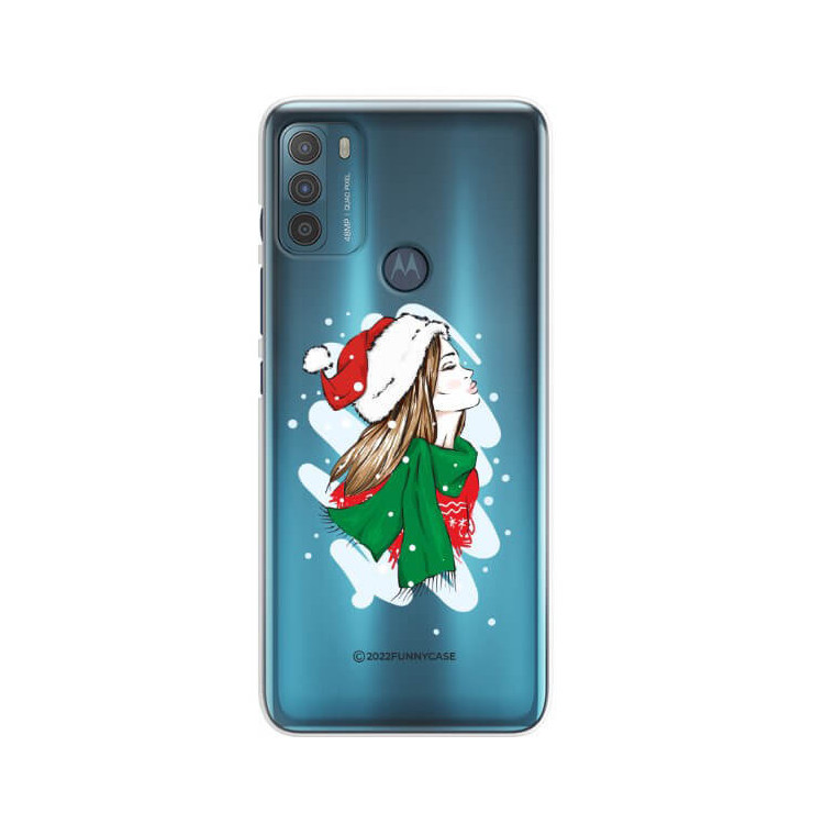 ETUI ŚWIĄTECZNE NA TELEFON MOTOROLA MOTO G50 ST_CHT-104