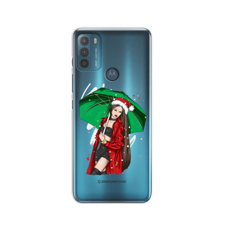 ETUI ŚWIĄTECZNE NA TELEFON MOTOROLA MOTO G50 ST_CHT-105