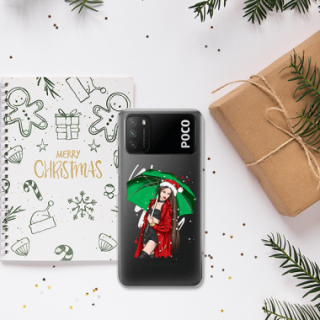 ETUI ŚWIĄTECZNE NA TELEFON XIAOMI POCO M3 / REDMI 9T / 9 POWER NOTE 9 ST_CHT-105
