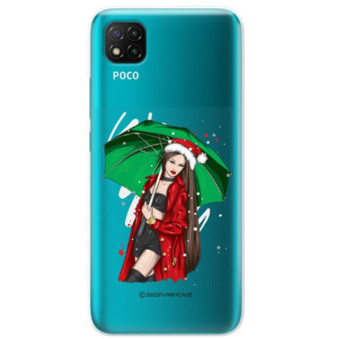 ETUI ŚWIĄTECZNE NA TELEFON XIAOMI POCO C3 ST_CHT-105