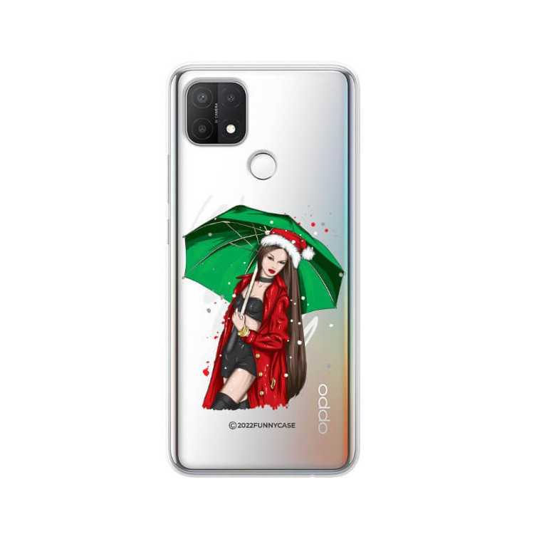 ETUI ŚWIĄTECZNE NA TELEFON OPPO A15 / A15S ST_CHT-105