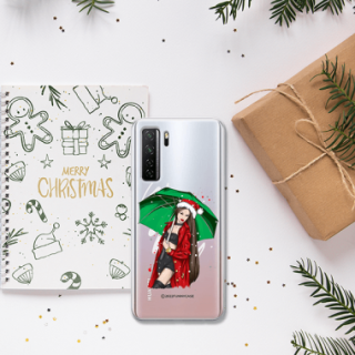 ETUI ŚWIĄTECZNE NA TELEFON HUAWEI P40 LITE 5G / NOVA 7 SE ST_CHT-105