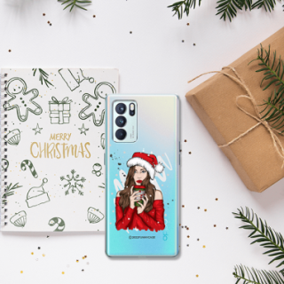 ETUI ŚWIĄTECZNE NA TELEFON OPPO RENO 6 PRO 5G ST_CHT-107