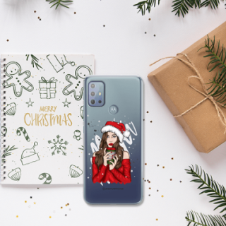 ETUI ŚWIĄTECZNE NA TELEFON MOTOROLA MOTO G20 ST_CHT-107