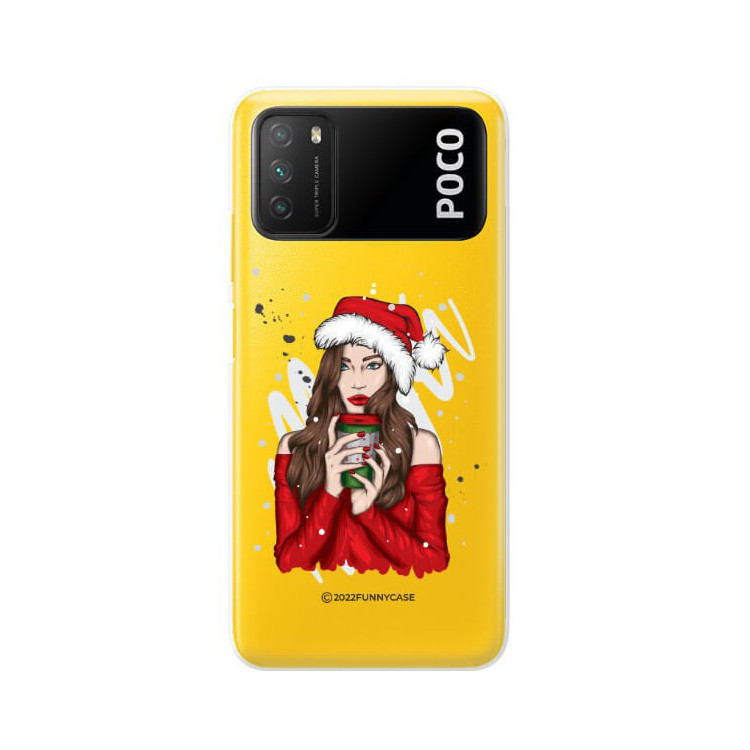 ETUI ŚWIĄTECZNE NA TELEFON XIAOMI POCO M3 / REDMI 9T / 9 POWER NOTE 9 ST_CHT-107