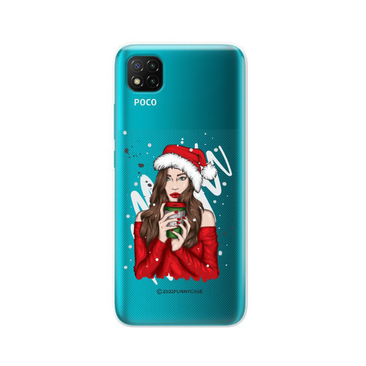 ETUI ŚWIĄTECZNE NA TELEFON XIAOMI POCO C3 ST_CHT-107