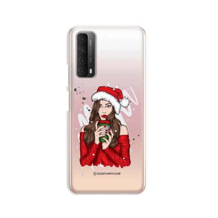 ETUI ŚWIĄTECZNE NA TELEFON HUAWEI P SMART 2021 / Y7A ST_CHT-107