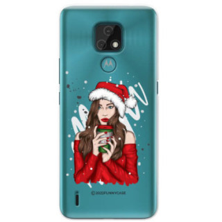 ETUI ŚWIĄTECZNE NA TELEFON MOTOROLA MOTO E7 ST_CHT-107