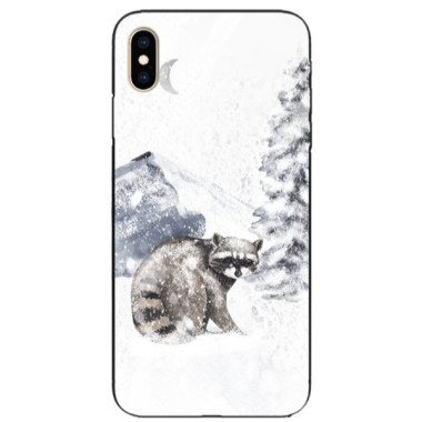 ETUI BLACK CASE GLASS NA TELEFON APPLE IPHONE XS MAX ST_ZIM-103