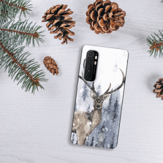 ETUI BLACK CASE GLASS NA TELEFON XIAOMI MI NOTE 10 LITE...